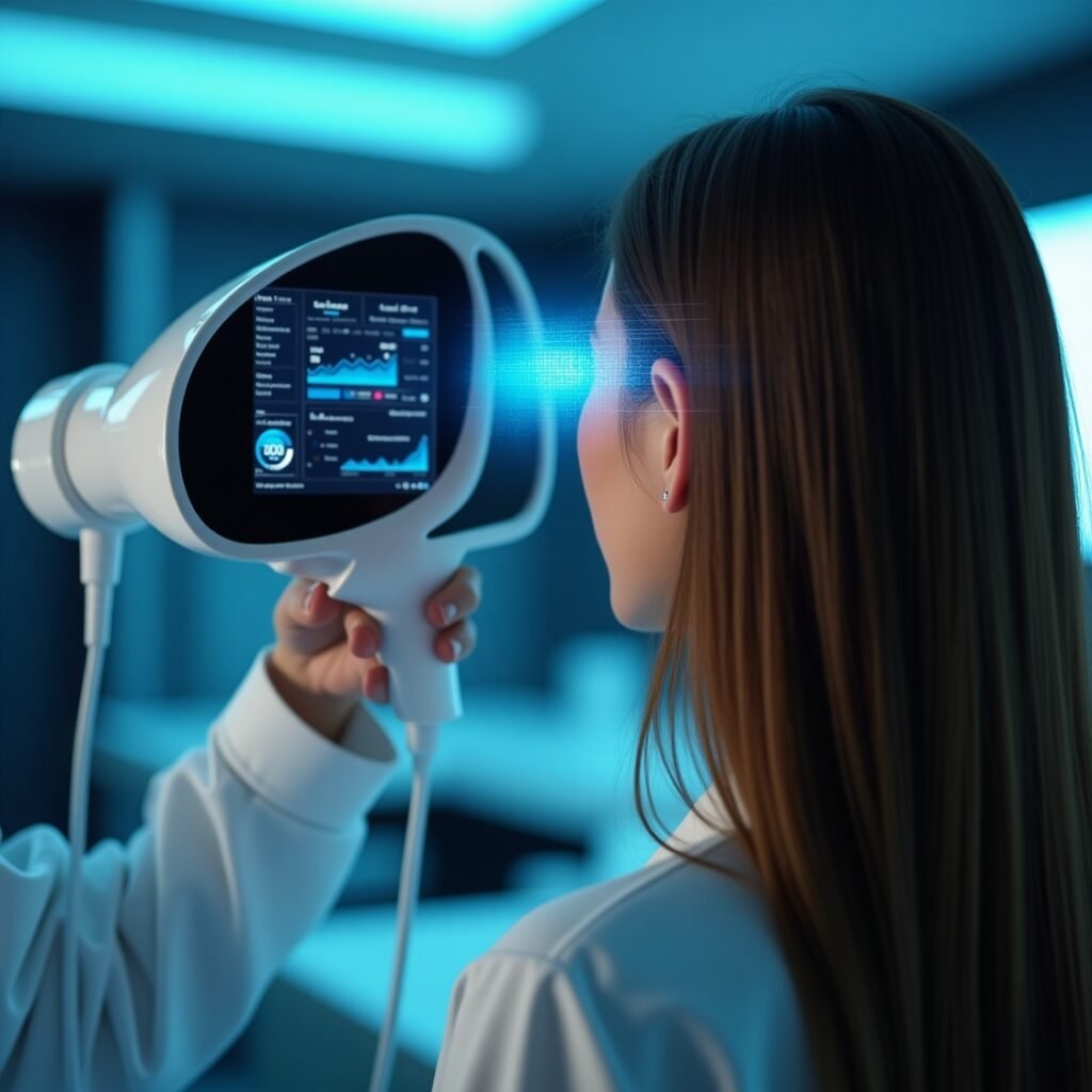 Flux_Dev_A_futuristic_smart_hair_analysis_device_scanning_a_pe_3